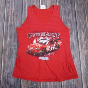 Tony Stewart Shirt Mens Large NASCAR Racing Tank Top Chase Authentics Racing